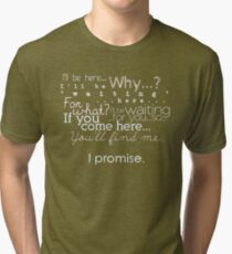 I Promise (alternate colour) Tri-blend T-Shirt