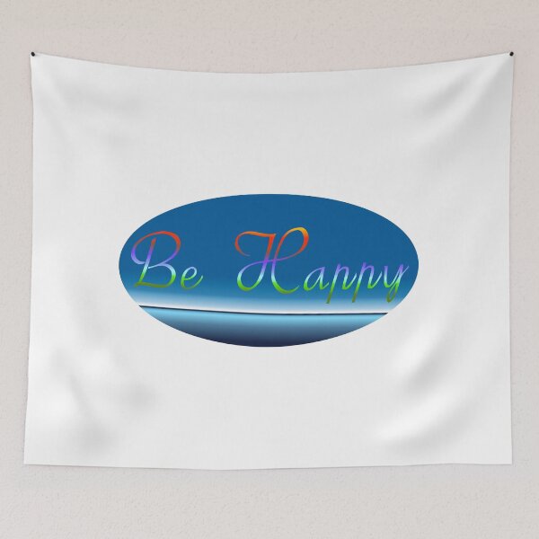 Item preview, Be Happy  designed and sold by CreativeBlue.