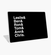 Leslie & Ben & Ron & Tom & Ann & Chris. (Parks & Rec) (Inverse) Laptop Skin