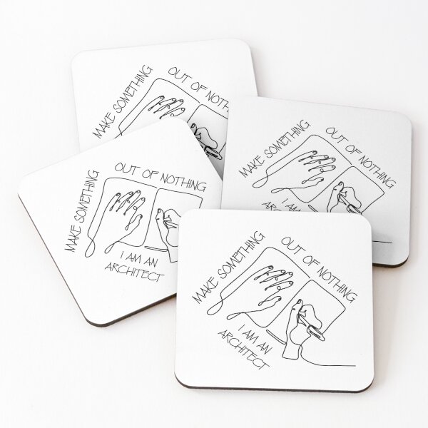 Item preview, Make Something out of Nothing - Architects - black designed and sold by The Architect Shop.