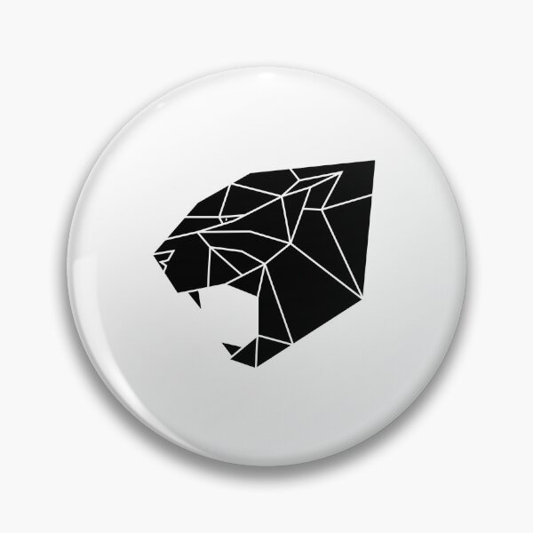 Item preview, Black Panther Geometry Sticker designed and sold by Braxton Tanaka.