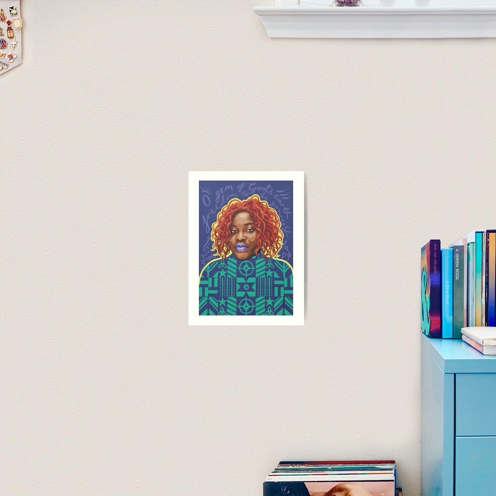 O Gem - AFRIOM Portraits Art Print