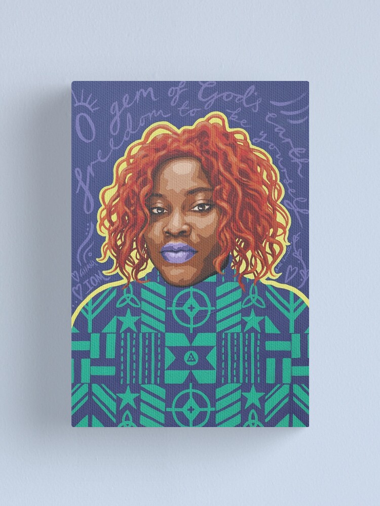 Alternate view of O Gem - AFRIOM Portraits Canvas Print