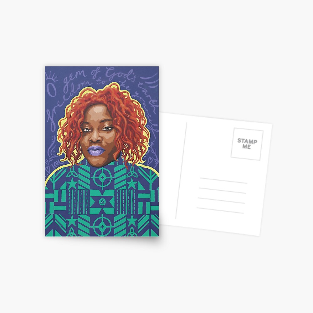 O Gem - AFRIOM Portraits Postcard