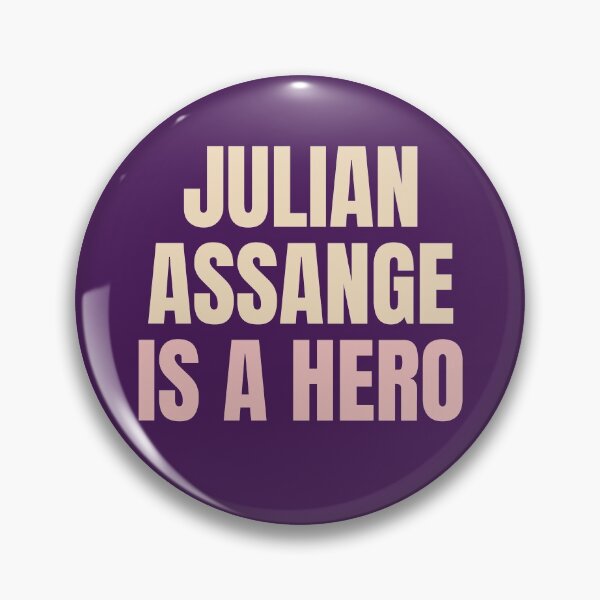 Item preview, Julian Assange is a hero designed and sold by EverLife.