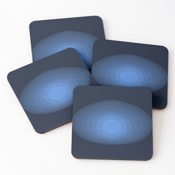 Item preview, Multiple ellipses and shades of blue  designed and sold by holdmypixels.