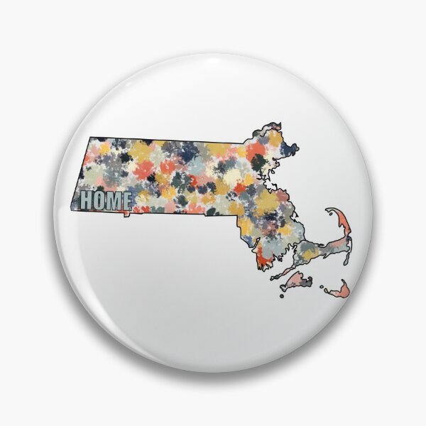 Artikelvorschau, Paint Splatter Massachusetts entworfen und verkauft von ComeAlongHarper.