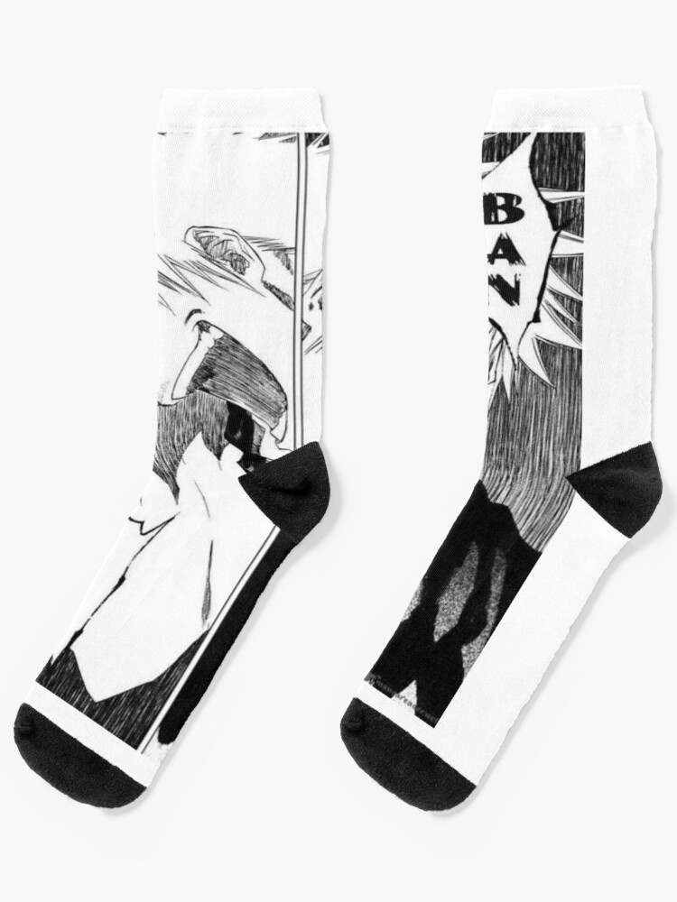 Bleiche Ichigo Bankai Socken Von Merchkage Redbubble