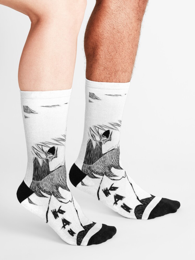 Bleiche Ichigo Bankai Socken Von Merchkage Redbubble