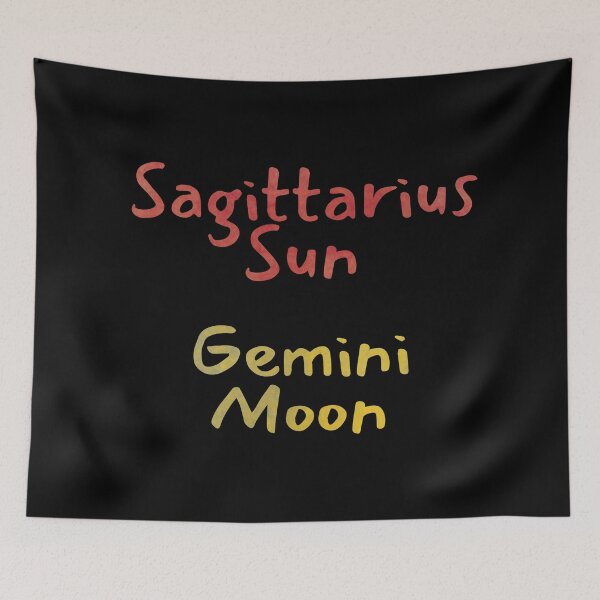 Item preview, Sagittarius Sun Gemini Moon Text designed and sold by leomooncreates.