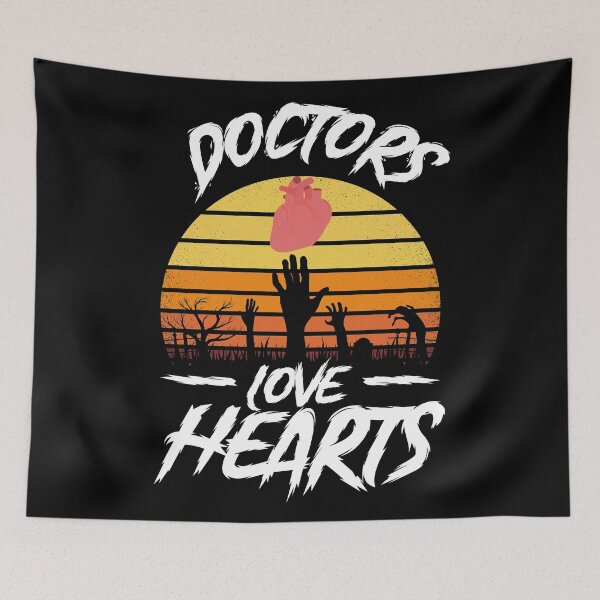 Item preview, DOCTORS LOVE HEARTS, FUNNY HALLOWEEN GIFT designed and sold by TheFirstOne.