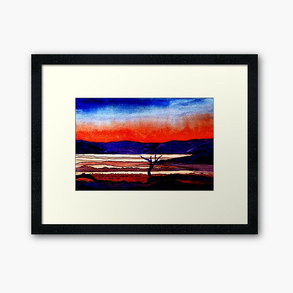 Fire In One's Heart Framed Art Print