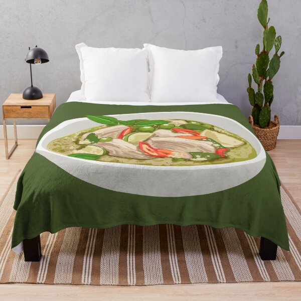 Item preview, Bowl of Spicy Thai Green Chicken Curry designed and sold by Alicia Chee.