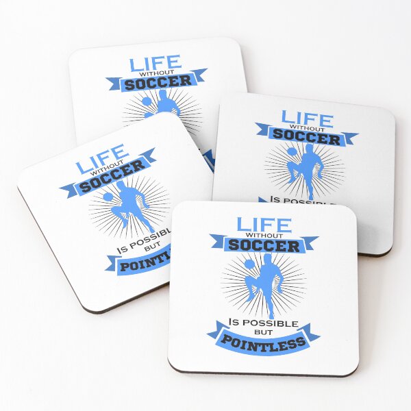 Item preview, soccer life - soccer fan saying designed and sold by pirminio.