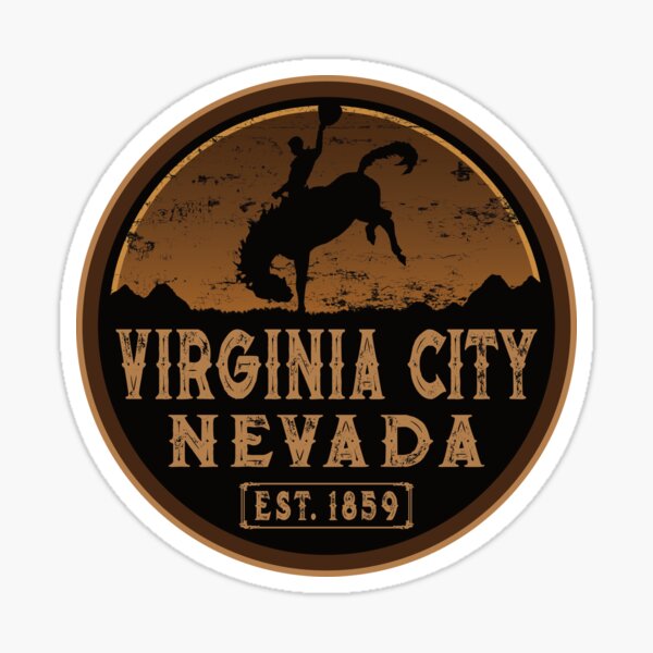 Aperçu de l'œuvre Virginia City, Nevada Cowboy du Far West créée et vendue par NoBonesLife.