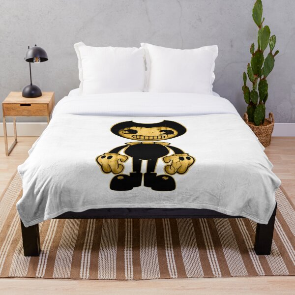 Creepy Game Throw Blankets Redbubble - bendy scary mansion roblox subscriber room code