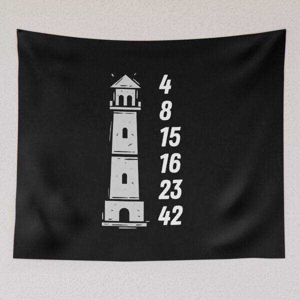 Item preview, Numbers Lighthouse T-Shirt Series TV Television designed and sold by Two Left Hands Design.