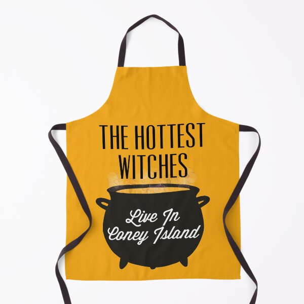 Item preview, The Hottest Witches Live in Coney Island Halloween Quote designed and sold by AMSonArt.