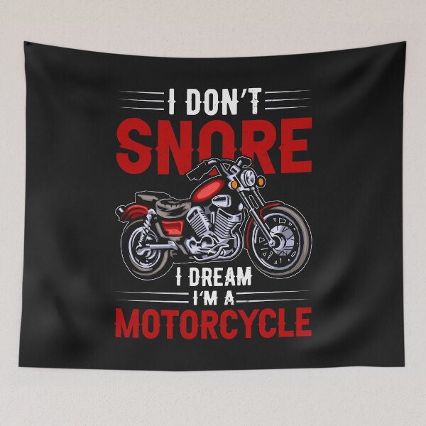 Item preview, Funny I Don't Snore I Dream I'm A Motorcycle Snoring Biker designed and sold by Best Designer.