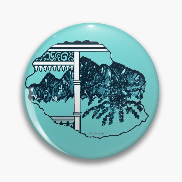 Item preview, Reunion Island, blue veranda designed and sold by Catherine Debusne.