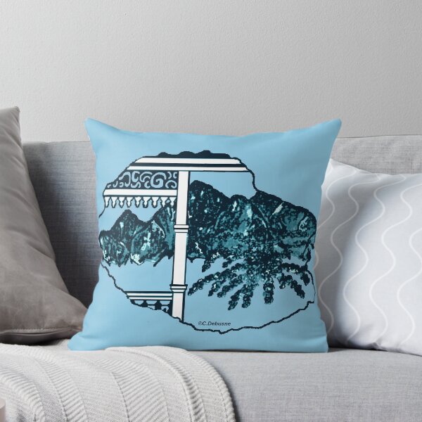 Item preview, Reunion Island, blue veranda designed and sold by Catherine Debusne.