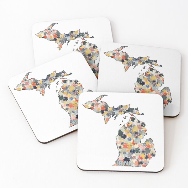 Item preview, Paint Splatter Michigan  designed and sold by ComeAlongHarper.
