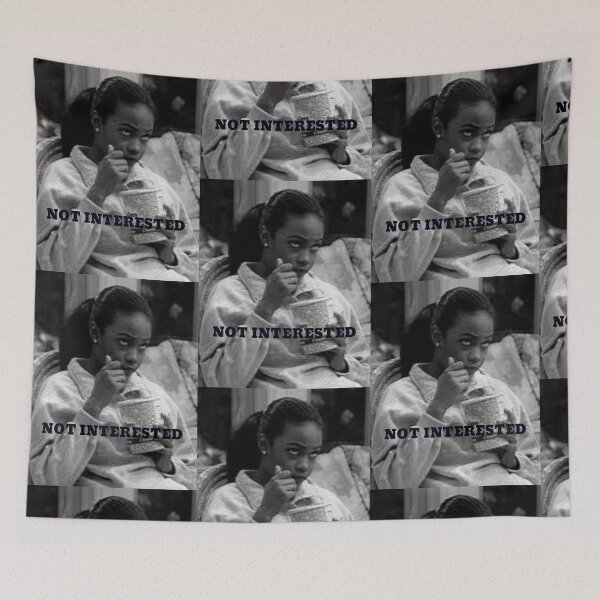 Item preview, Aesthetic The Fresh Prince of Bel Air "Not Interested" Artwork designed and sold by The Lord's Love Line.
