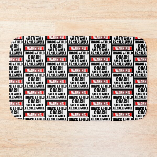 Item preview, Warning Track & Field Coach Hard At Work Do Not Disturb designed and sold by cmmei.