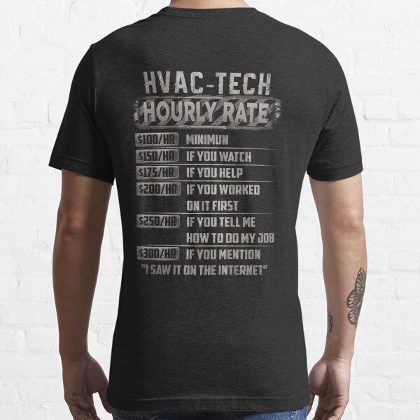 Funny hvac 2024 tech shirts