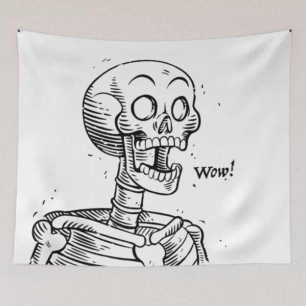 Item preview, Delighted Skeleton designed and sold by CatieDo.