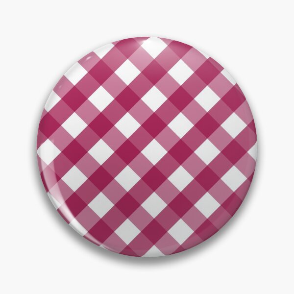 Item preview, Cranberry Pink and White Check Gingham Plaid designed and sold by SqueakyRicardo.