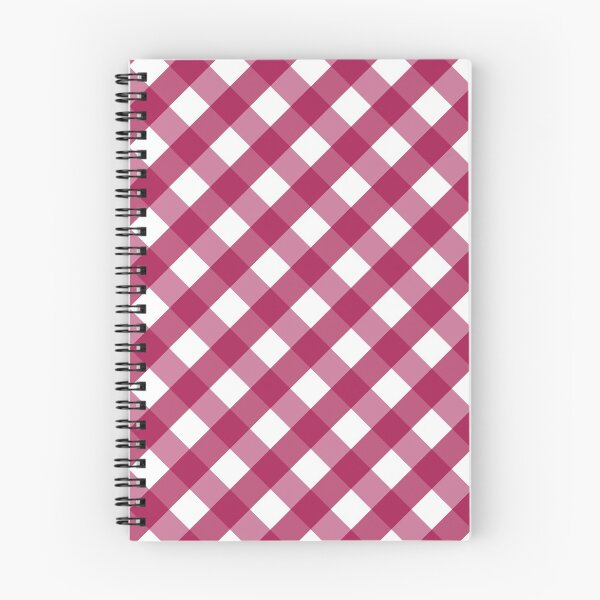 Item preview, Cranberry Pink and White Check Gingham Plaid designed and sold by SqueakyRicardo.