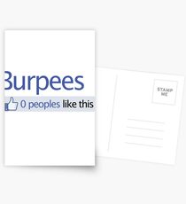 BURPEES? FACEBOOK Postcards