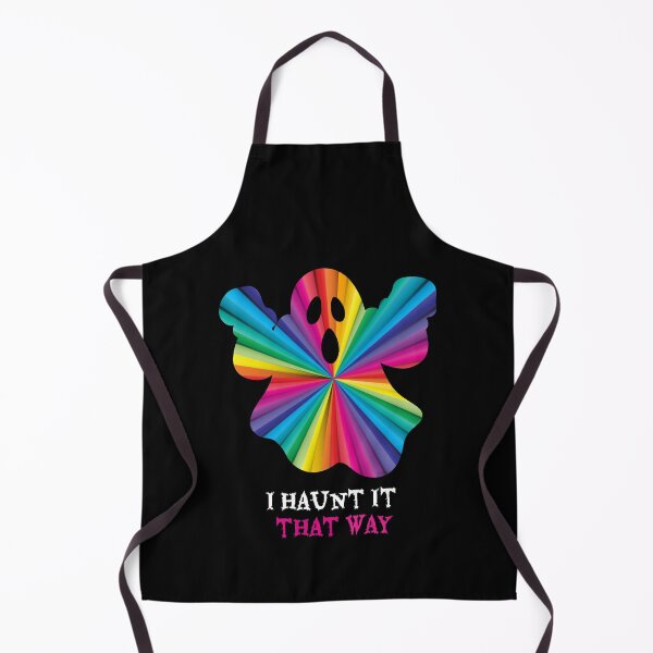 Item preview, I haunt it that way / gay pride rainbow ghost halloween designed and sold by portrait4you.