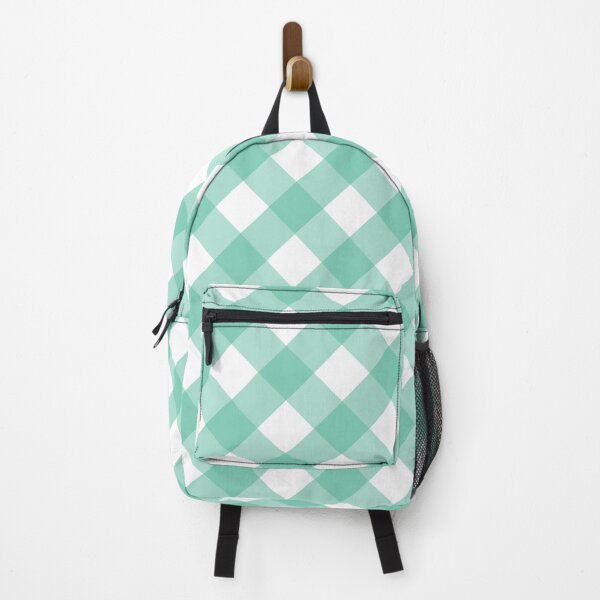 Item preview, Mint Green and White Check Gingham Plaid designed and sold by SqueakyRicardo.