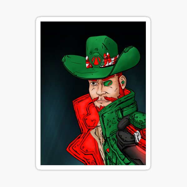 Item preview, Zane Flynt Borderlands 3 Mercenary day skin designed and sold by MinnaJD.