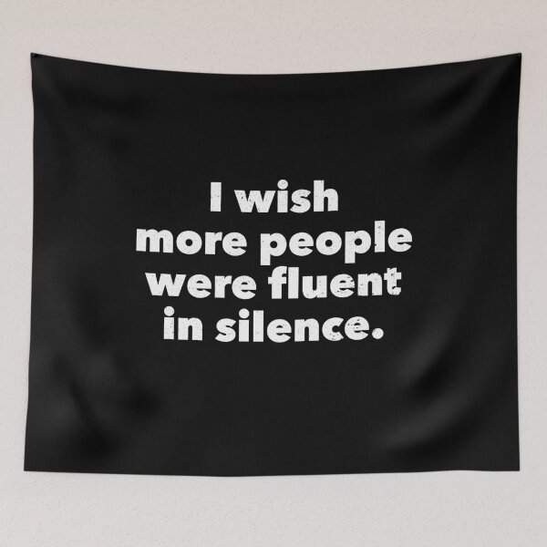 Item preview, Silence - Funny Quote Gift  designed and sold by EduEly.