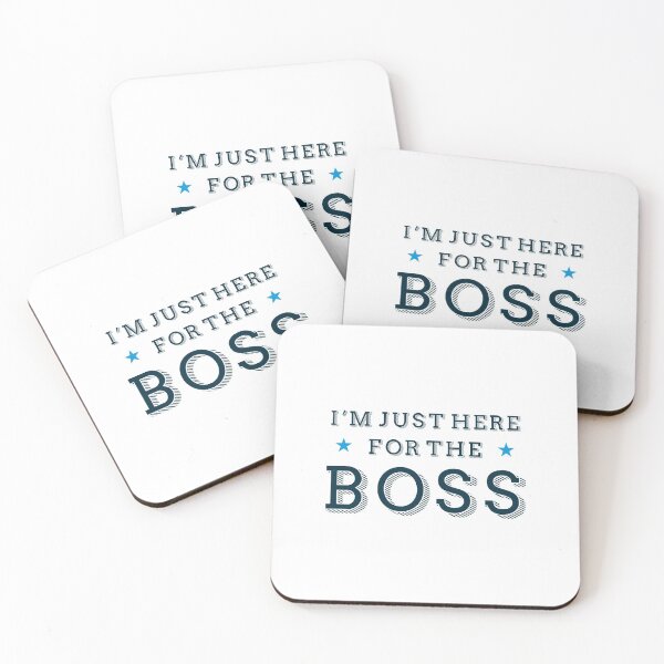 Item preview, I'm just here for the boss. designed and sold by AbraFero.