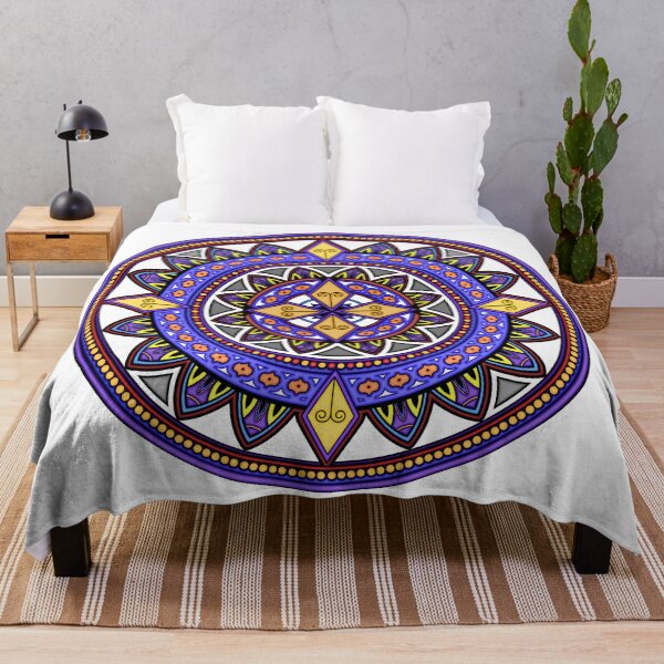 Item preview, Purple and Gold Mandala designed and sold by MathenaArt.