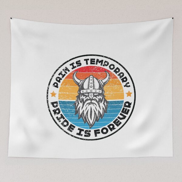 Item preview, Pain is temporary but pride is forever funny gym motivation designed and sold by TheMattDesigns.