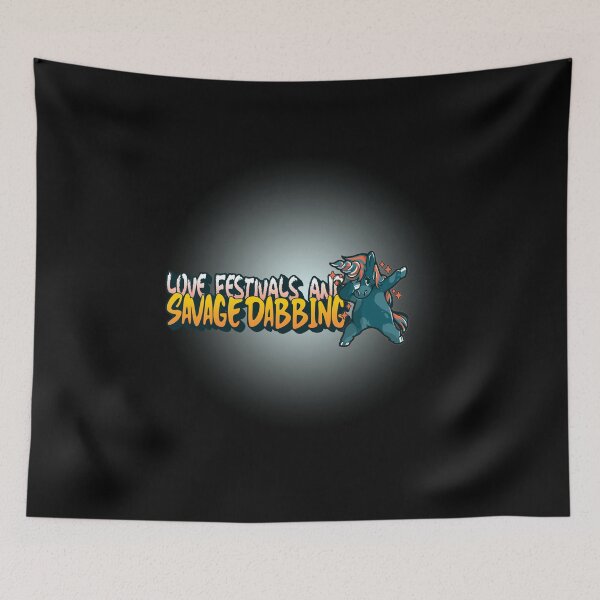 Item preview,  Love festivals and  dabbing, dancing rainbow unicorn designed and sold by RoManSmArt.