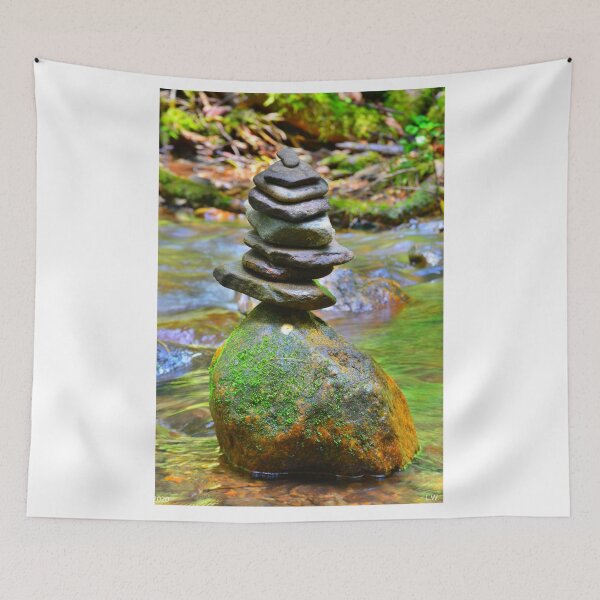 Item preview, Ravens Cliffs Trailhead Cairn designed and sold by LisaWootenPhoto.
