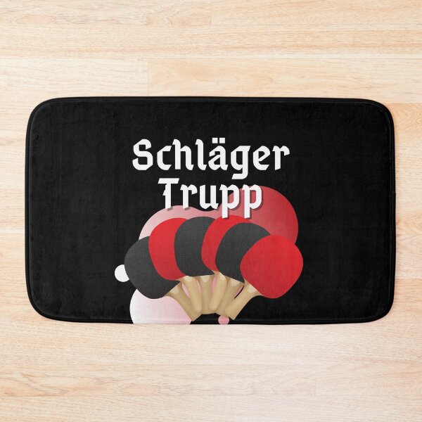 Artikelvorschau, Schlaegertrupp Tischtennis T-Shirt Witzig Humor entworfen und verkauft von Two Left Hands Design.