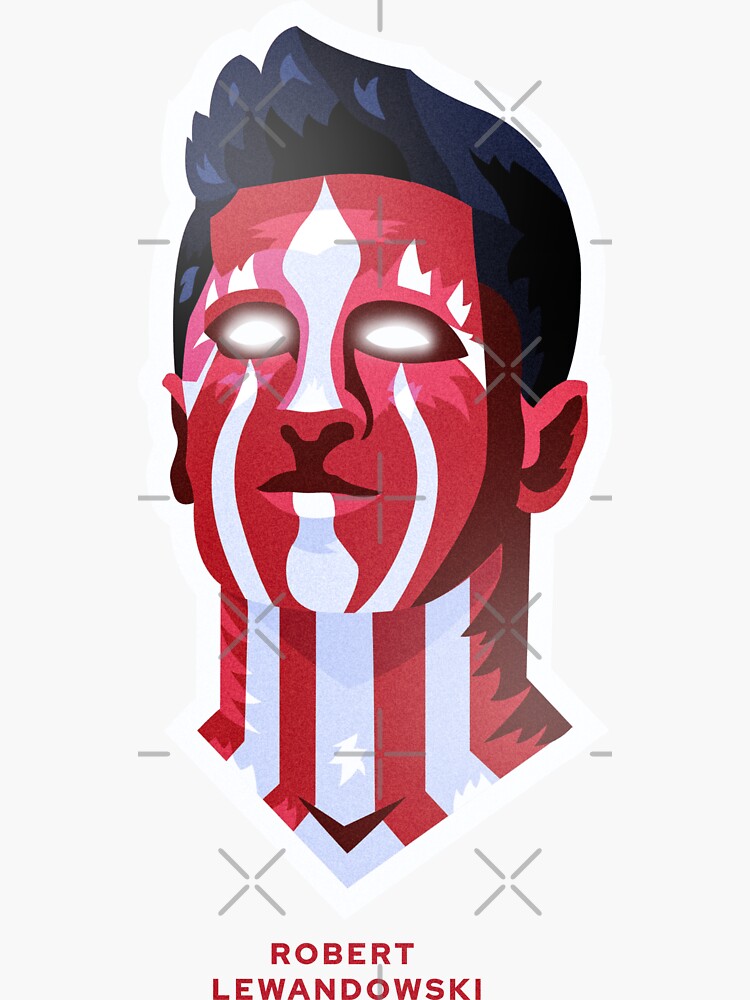 Robert Lewandowski Sticker For Sale By Luksari Redbubble 2629