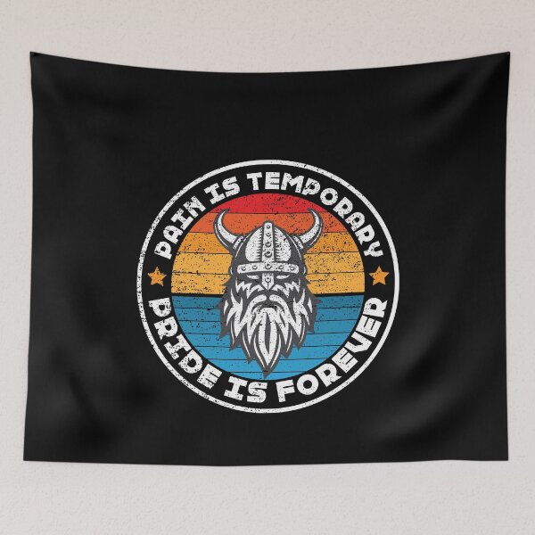 Item preview, Pain is temporary but pride is forever funny gym motivation designed and sold by TheMattDesigns.
