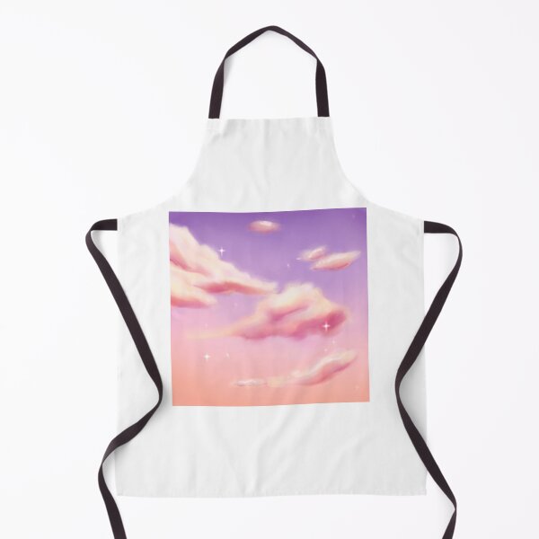 Item preview, soft sunset clouds with stars / sparkles designed and sold by Jenny Romeril.