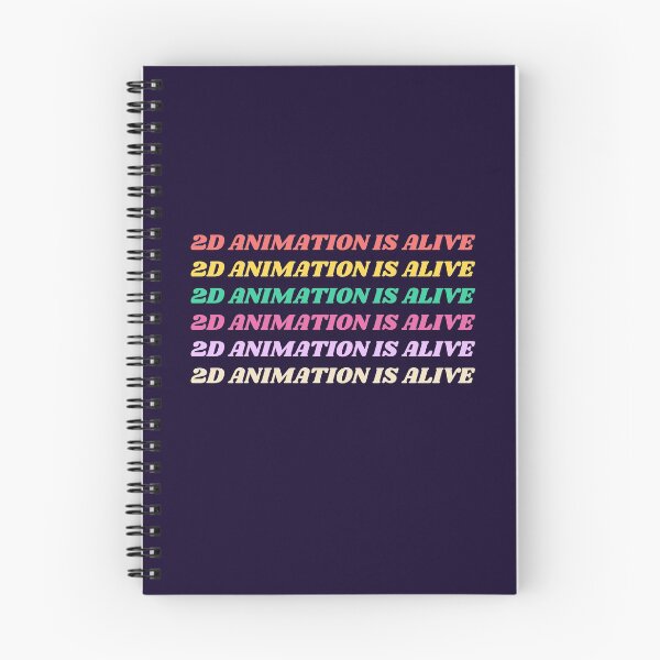 Item preview, 2D Animation Is Alive Colorful Rainbow Quote designed and sold by luchik-and-co.