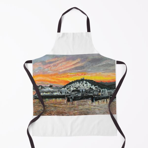 Item preview, The white cliffs of Dover, England and Port in sunset designed and sold by shaz141.