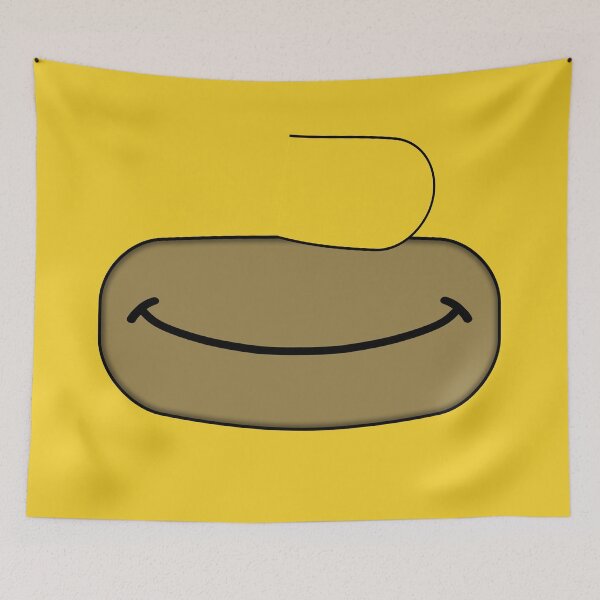 Item preview, Funny smiling yellow mouth designed and sold by TravellingWolf.