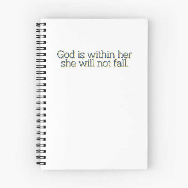 Item preview, God Is Within Her She Will Not Fall God designed and sold by sharedipmemes.